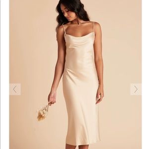 birdy grey silk dress